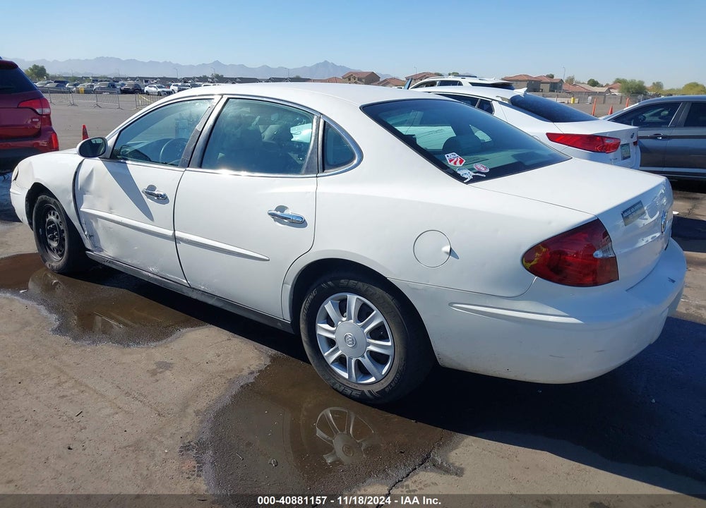 2006 BUICK LACROSSE CX VIN: 2G4WC582061112827