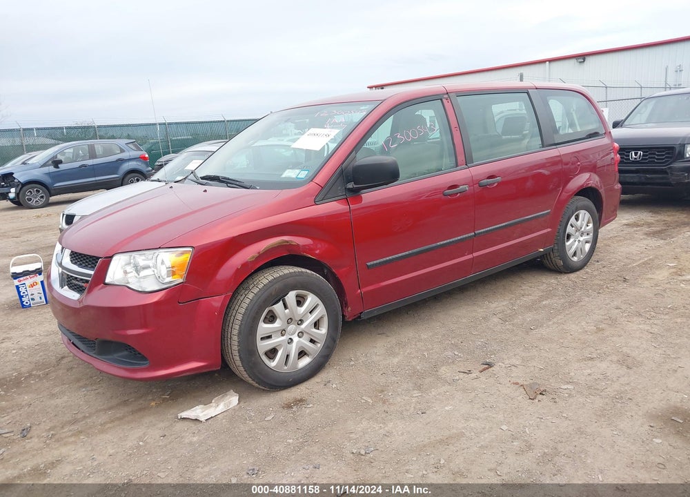 2015 DODGE GRAND CARAVAN AMERICAN VALUE PKG VIN: 2C4RDGBG1FR600720