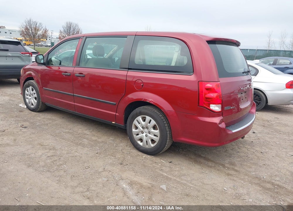 2015 DODGE GRAND CARAVAN AMERICAN VALUE PKG VIN: 2C4RDGBG1FR600720