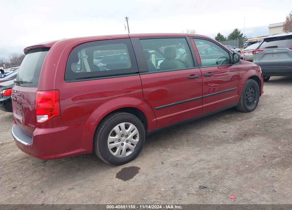 2015 DODGE GRAND CARAVAN AMERICAN VALUE PKG VIN: 2C4RDGBG1FR600720