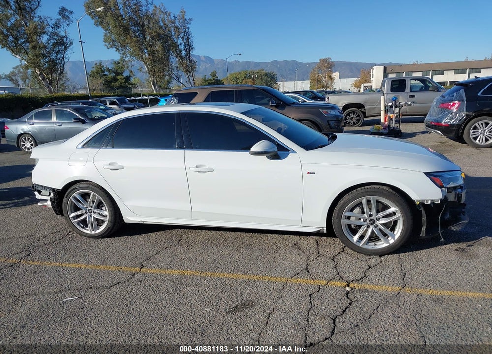 2024 AUDI A4 PREMIUM 45 TFSI S LINE QUATTRO S TRONIC VIN: WAUDAAF41RN011892