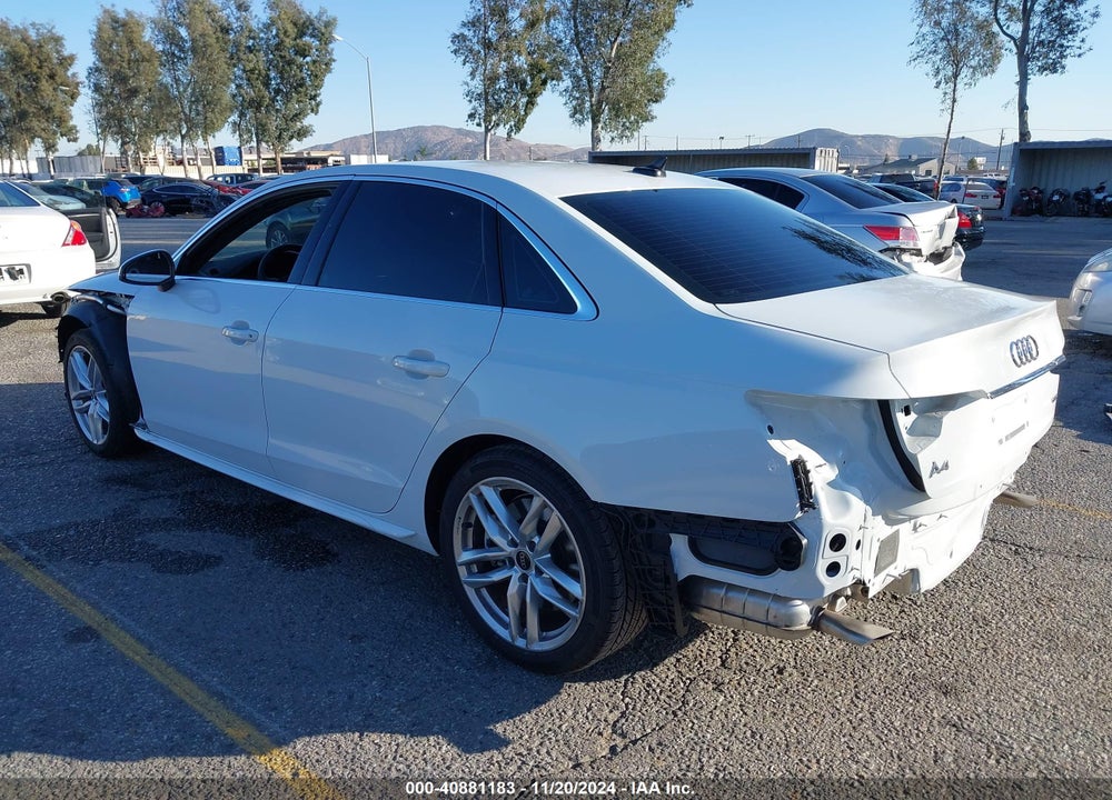 2024 AUDI A4 PREMIUM 45 TFSI S LINE QUATTRO S TRONIC VIN: WAUDAAF41RN011892