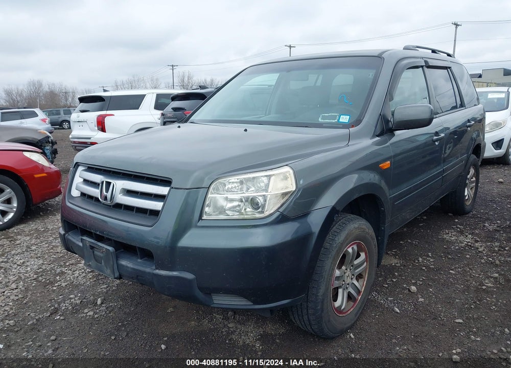 2008 HONDA PILOT VP VIN: 5FNYF18218B023104
