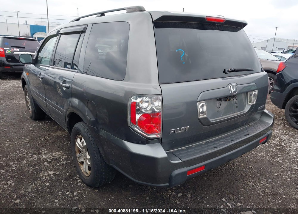 2008 HONDA PILOT VP VIN: 5FNYF18218B023104
