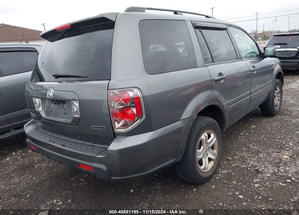 2008 HONDA PILOT VP VIN: 5FNYF18218B023104