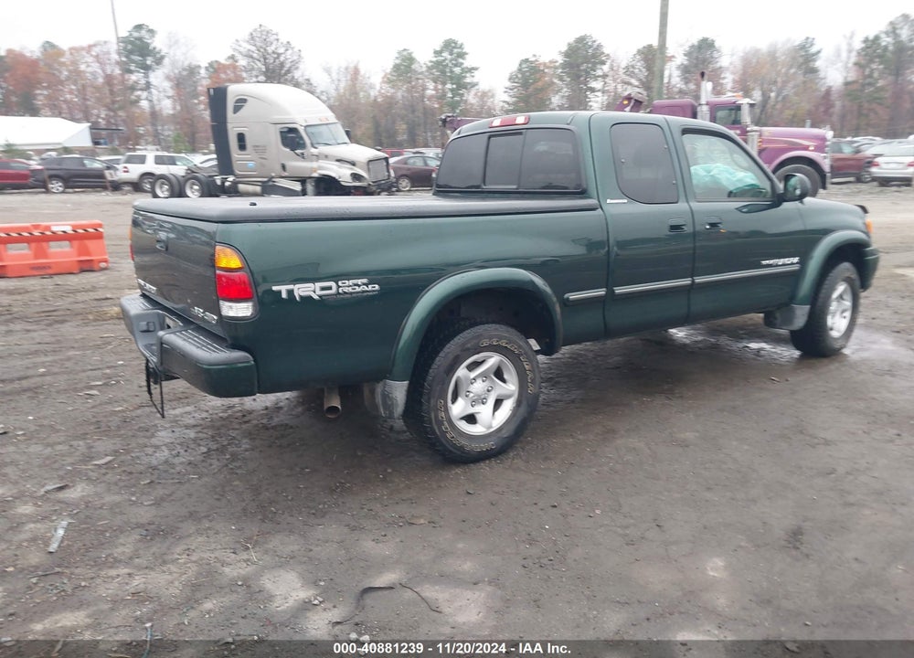2001 TOYOTA TUNDRA LTD V8 VIN: 5TBBT48141S128379