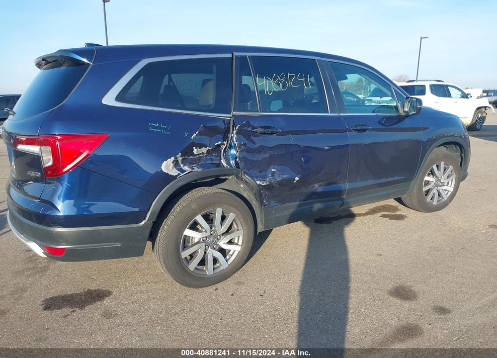 2019 HONDA PILOT VIN: 5FNYF6H58KB099059