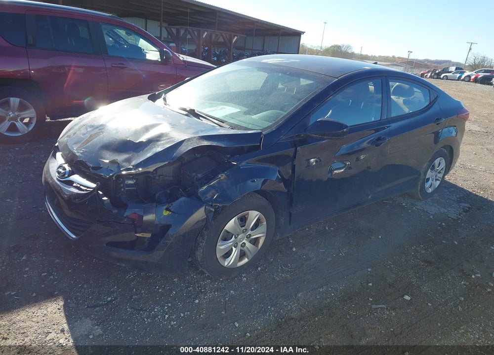 2016 HYUNDAI ELANTRA SE VIN: 5NPDH4AE8GH712975
