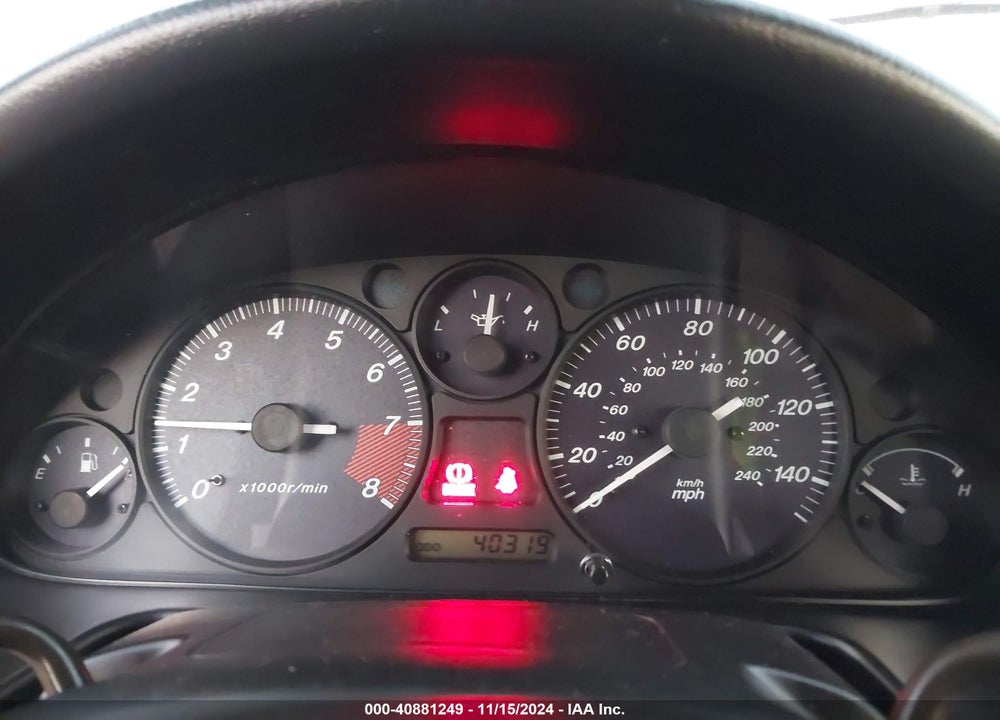 1999 MAZDA MX-5 MIATA LEATHER PKG/POPULAR EQUIPMENT PKG/SPORTS PKG/TOURING PKG VIN: JM1NB3531X0125832
