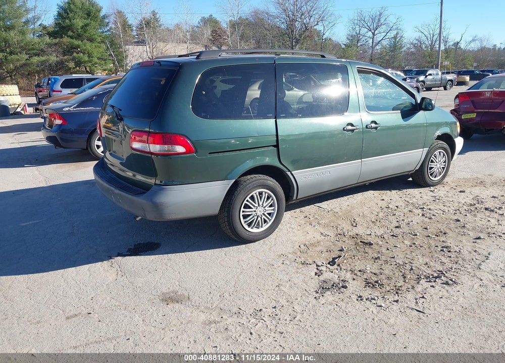 2002 TOYOTA SIENNA LE VIN: 4T3ZF13C92U469295