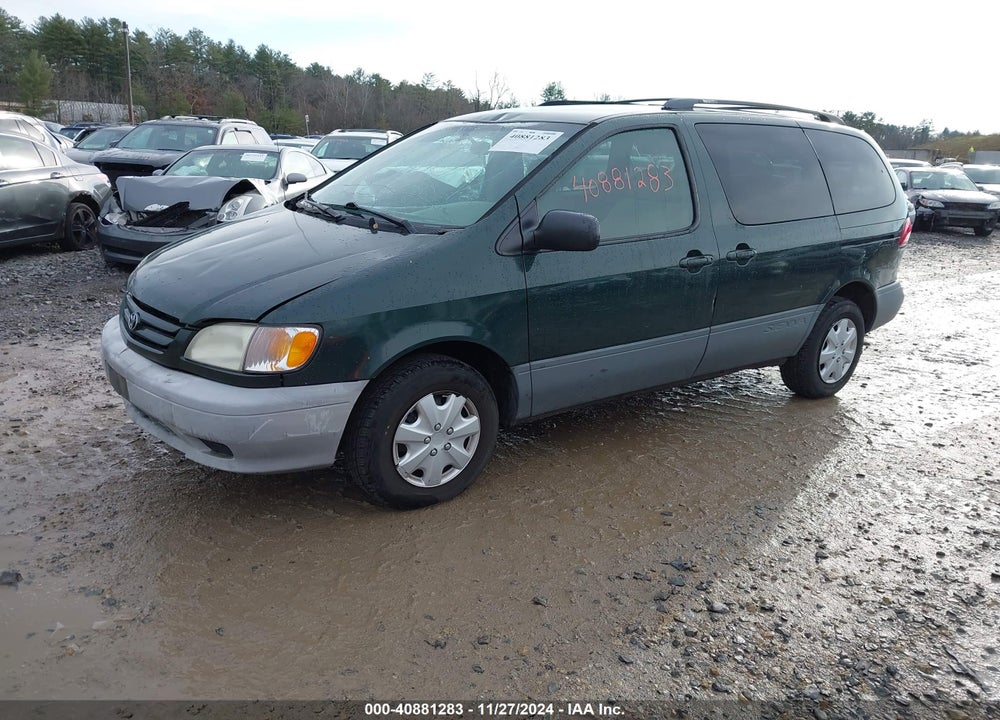 2002 TOYOTA SIENNA LE VIN: 4T3ZF13C92U469295