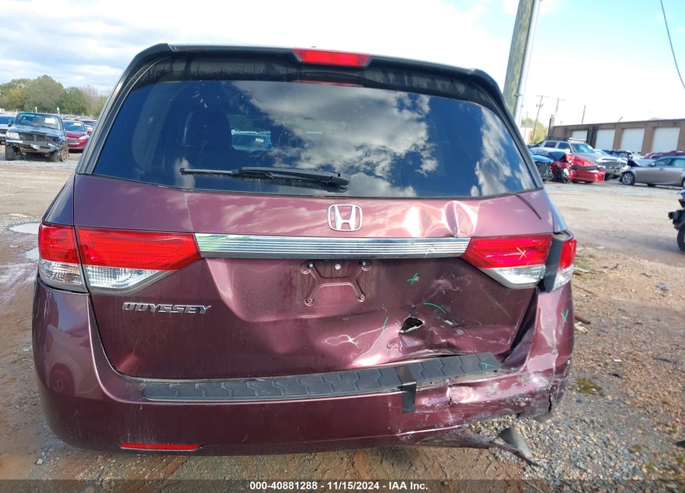 2016 HONDA ODYSSEY EX-L VIN: 5FNRL5H62GB072401