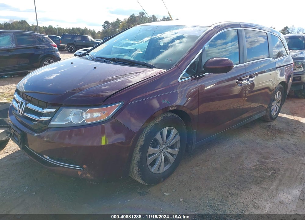 2016 HONDA ODYSSEY EX-L VIN: 5FNRL5H62GB072401