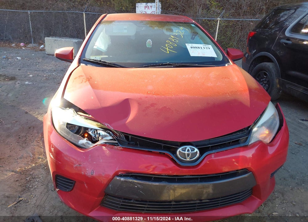 2016 TOYOTA COROLLA LE VIN: 5YFBURHE8GP379962