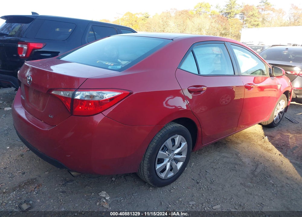 2016 TOYOTA COROLLA LE VIN: 5YFBURHE8GP379962
