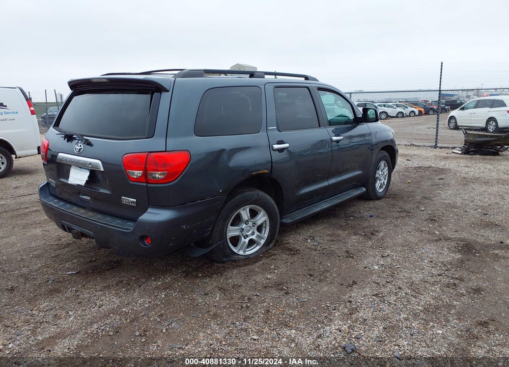2008 TOYOTA SEQUOIA LIMITED 5.7L V8 VIN: 5TDBY68A08S011431
