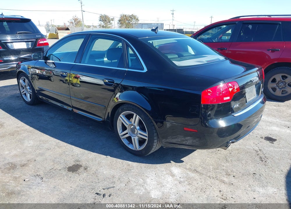 2008 AUDI A4 2.0T/2.0T SPECIAL EDITION VIN: WAUDF78E18A054208