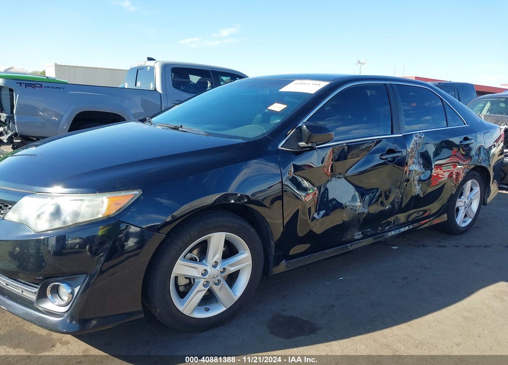 2012 TOYOTA CAMRY SE VIN: 4T1BF1FK9CU117168