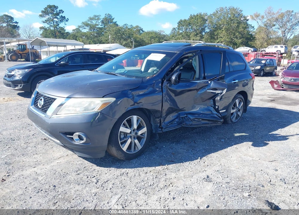 2014 NISSAN PATHFINDER PLATINUM VIN: 5N1AR2MN5EC600137