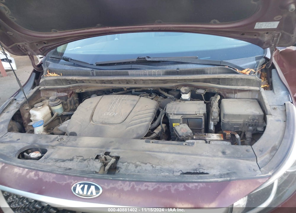 2016 KIA SEDONA VIN: KNDMB5C1XG6214322