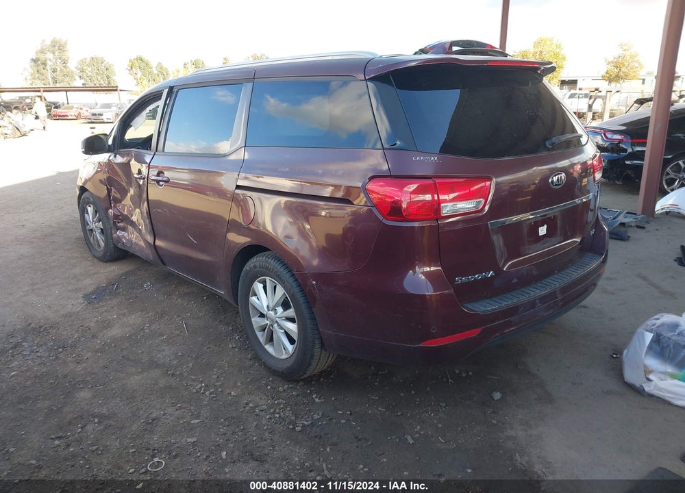 2016 KIA SEDONA VIN: KNDMB5C1XG6214322