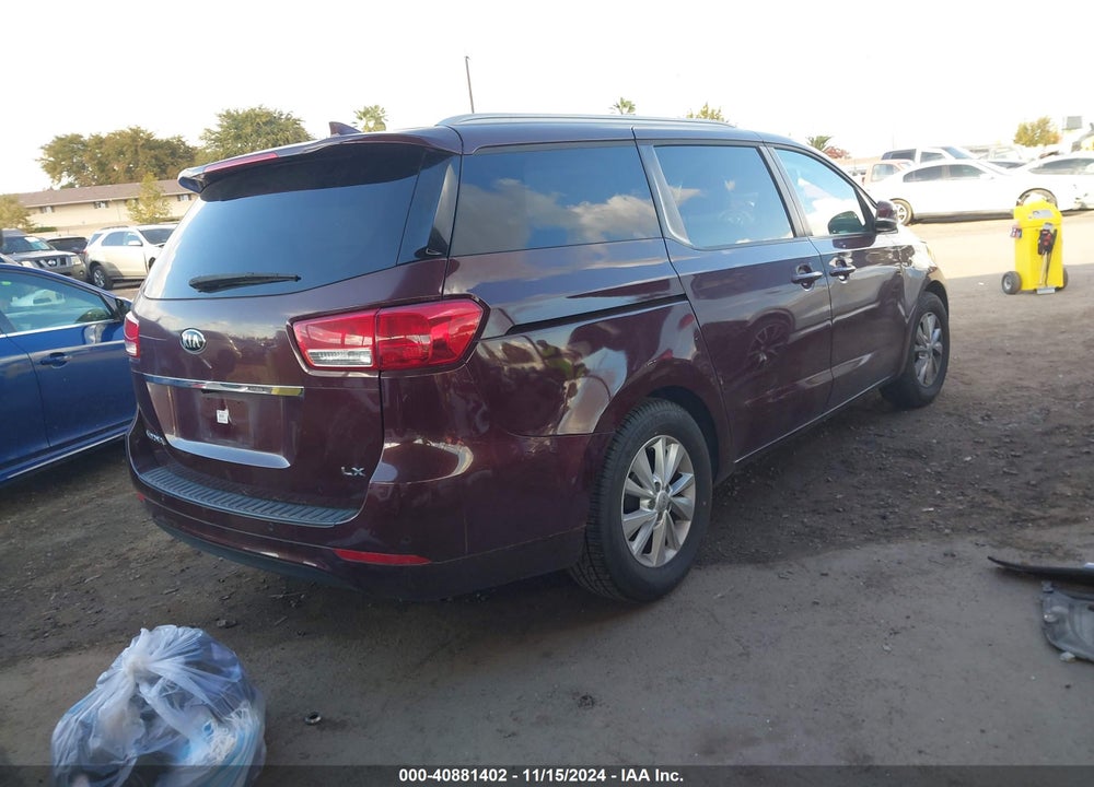 2016 KIA SEDONA VIN: KNDMB5C1XG6214322