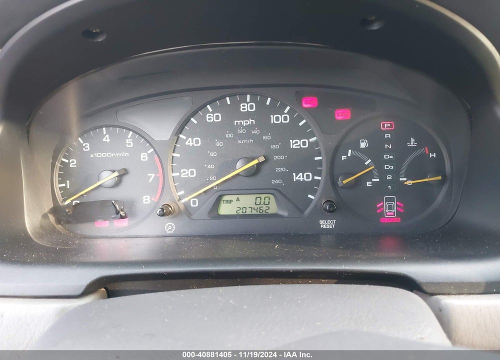 1999 HONDA ACCORD EX V6 VIN: 1HGCG1656XA039442
