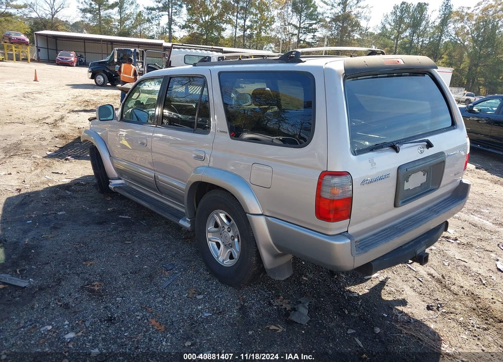 2000 TOYOTA 4RUNNER LIMITED V6 VIN: JT3HN87R7Y9038697