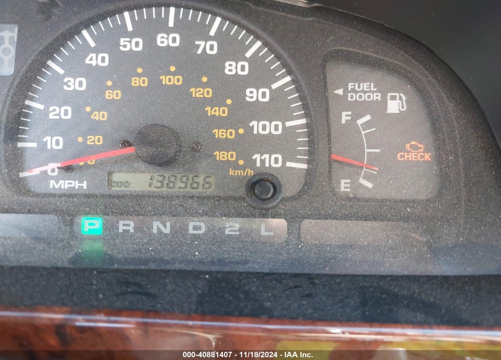 2000 TOYOTA 4RUNNER LIMITED V6 VIN: JT3HN87R7Y9038697