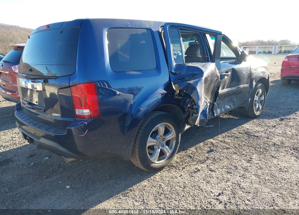2014 HONDA PILOT EX-L VIN: 5FNYF4H5XEB014957