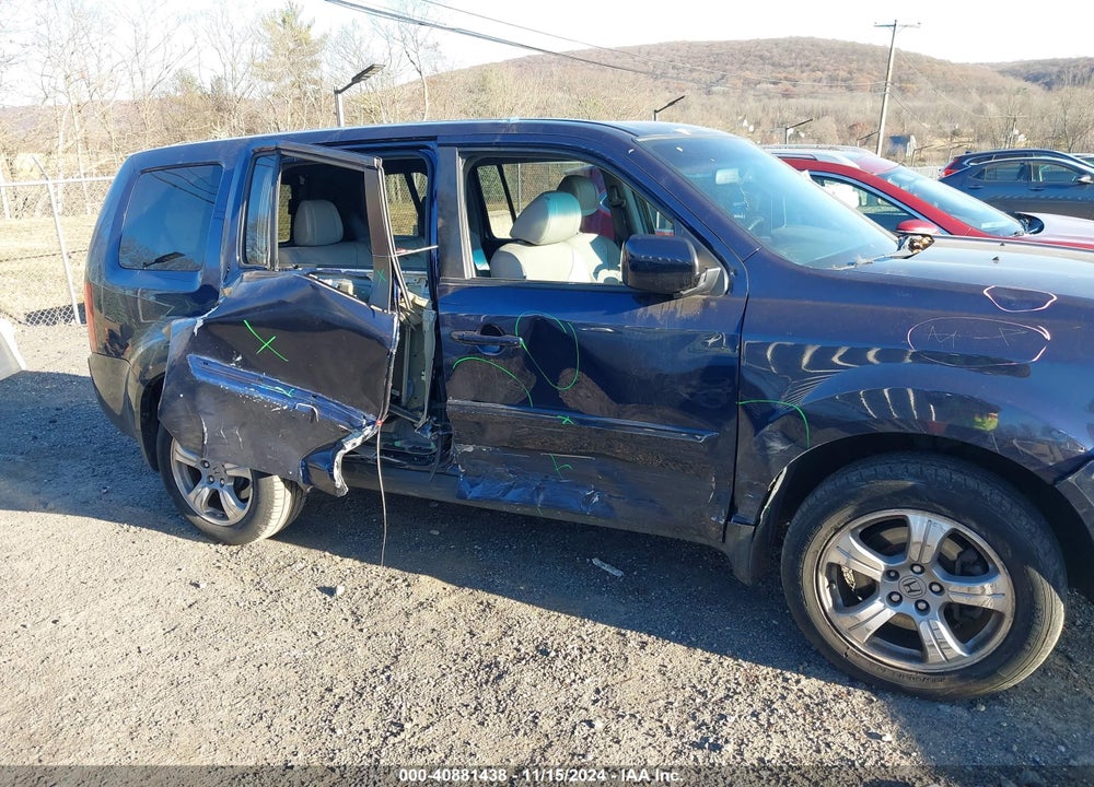2014 HONDA PILOT EX-L VIN: 5FNYF4H5XEB014957