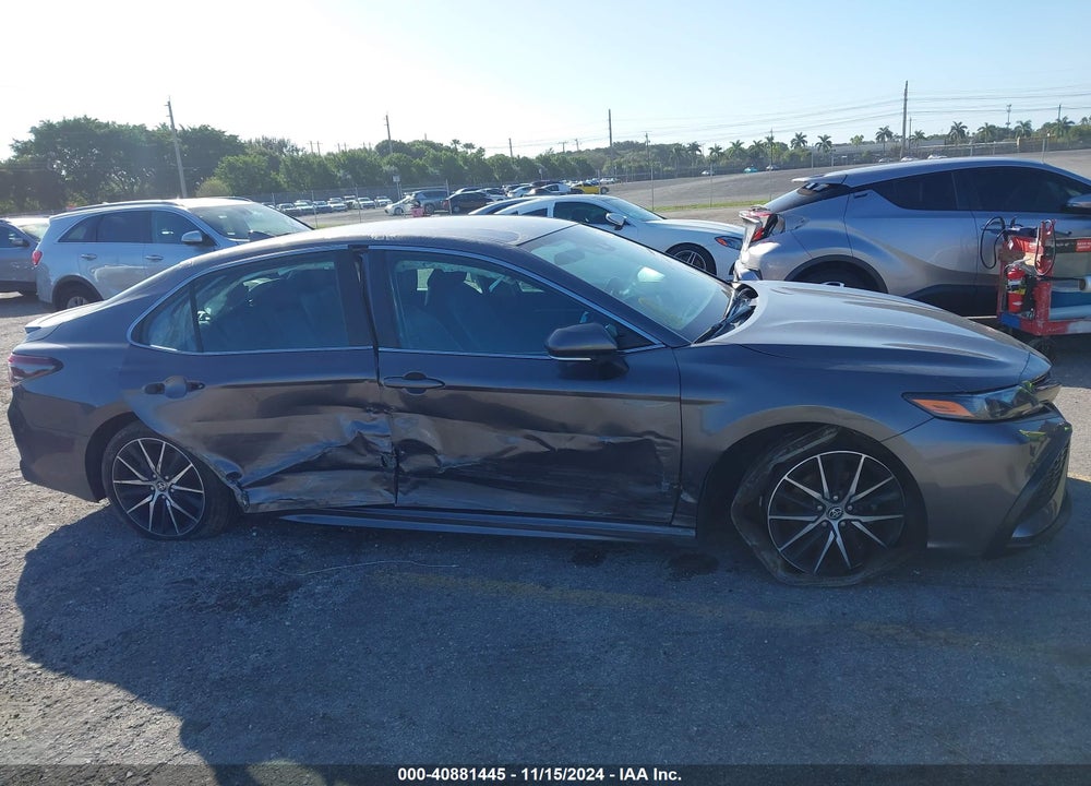 2022 TOYOTA CAMRY SE VIN: 4T1G11AK6NU499366
