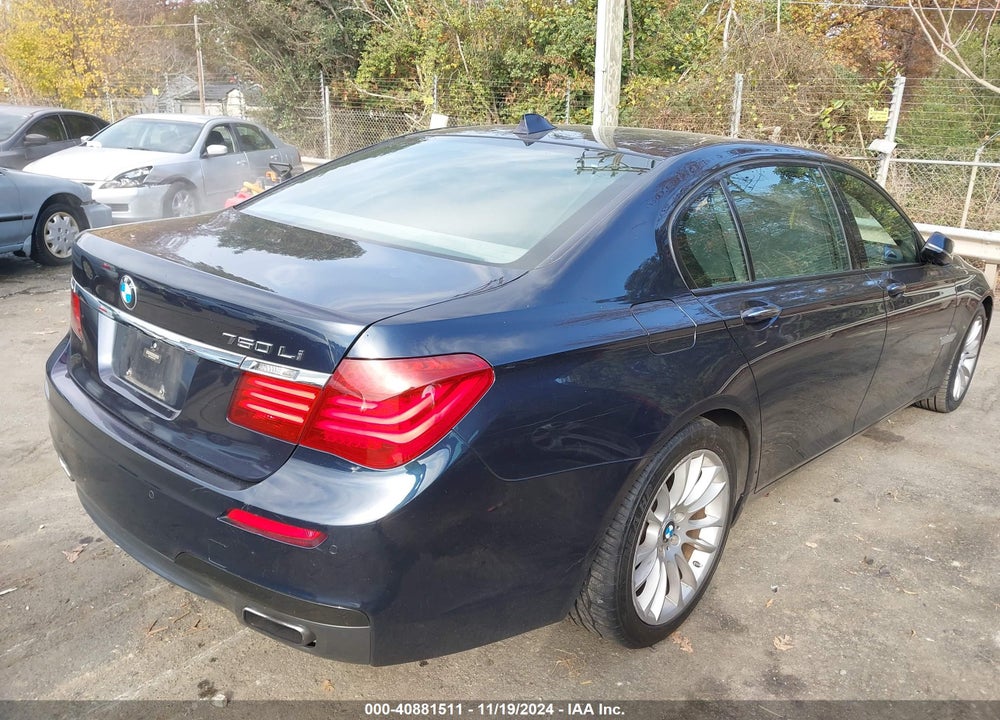 2013 BMW 750LI VIN: WBAYE8C50DD133671