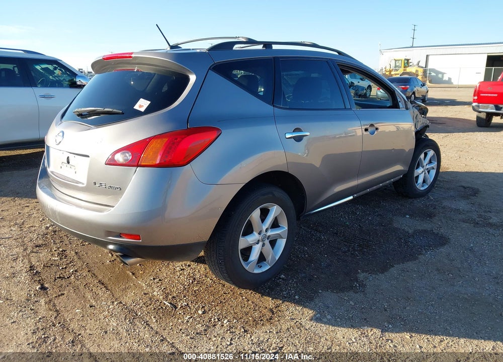 2010 NISSAN MURANO SL VIN: JN8AZ1MU9AW010848