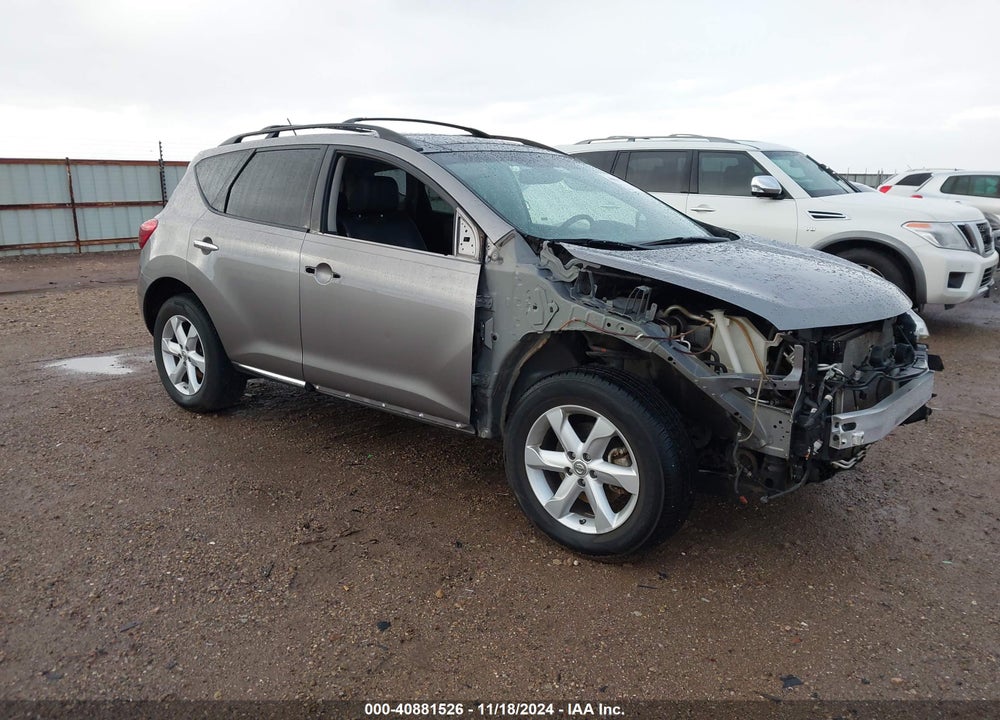 2010 NISSAN MURANO SL VIN: JN8AZ1MU9AW010848
