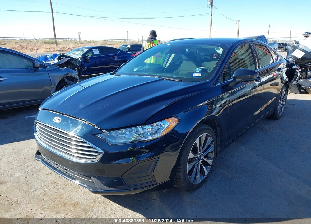 2020 FORD FUSION SE VIN: 3FA6P0T96LR180093