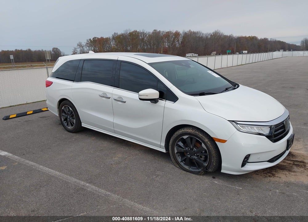 2022 HONDA ODYSSEY ELITE VIN: 5FNRL6H96NB001960