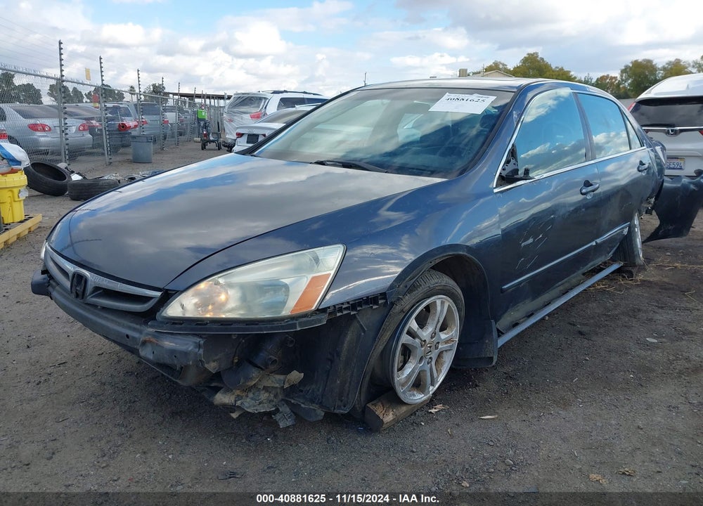 2007 HONDA ACCORD 2.4 EX VIN: 1HGCM567X7A018563