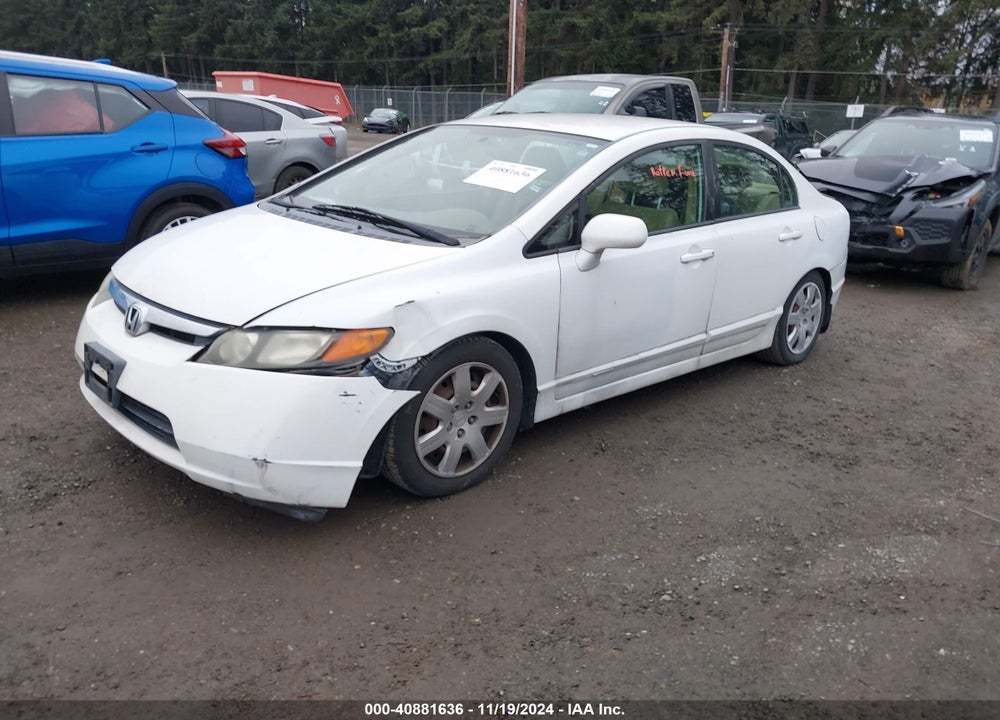 2008 HONDA CIVIC LX VIN: 1HGFA16538L031822