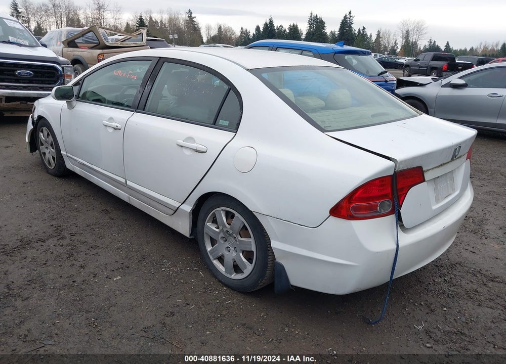 2008 HONDA CIVIC LX VIN: 1HGFA16538L031822