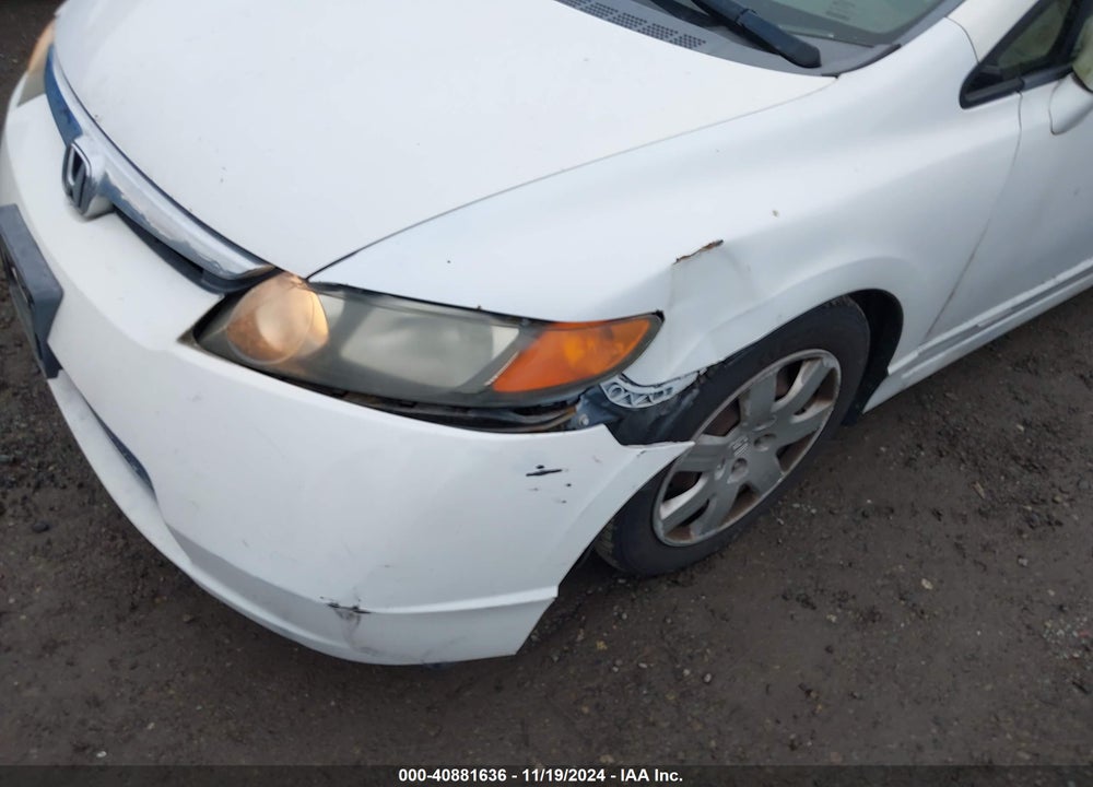2008 HONDA CIVIC LX VIN: 1HGFA16538L031822
