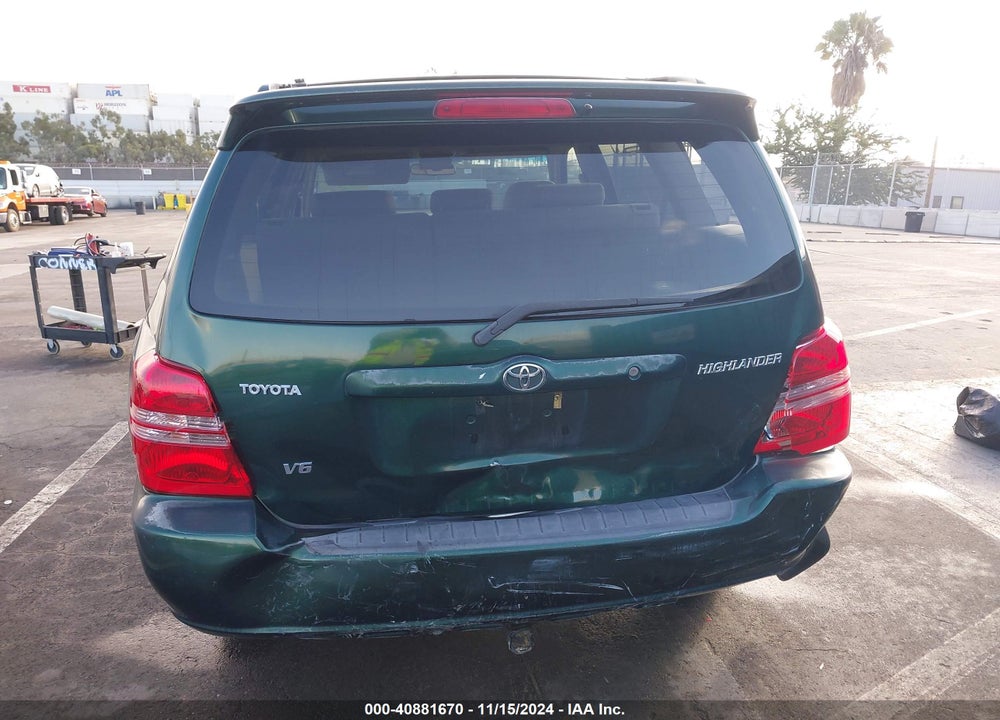 2003 TOYOTA HIGHLANDER V6 VIN: JTEGF21A130076052