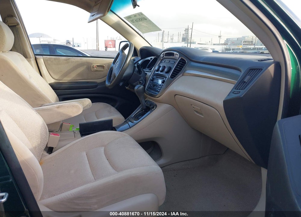 2003 TOYOTA HIGHLANDER V6 VIN: JTEGF21A130076052