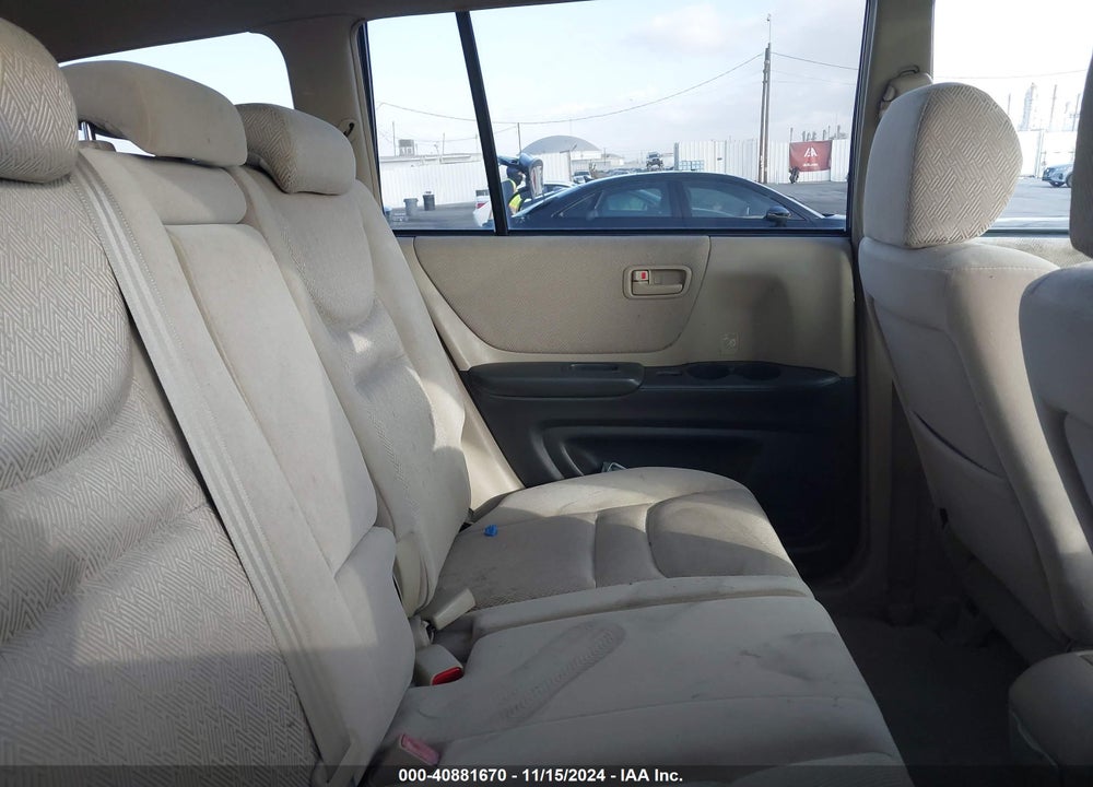 2003 TOYOTA HIGHLANDER V6 VIN: JTEGF21A130076052