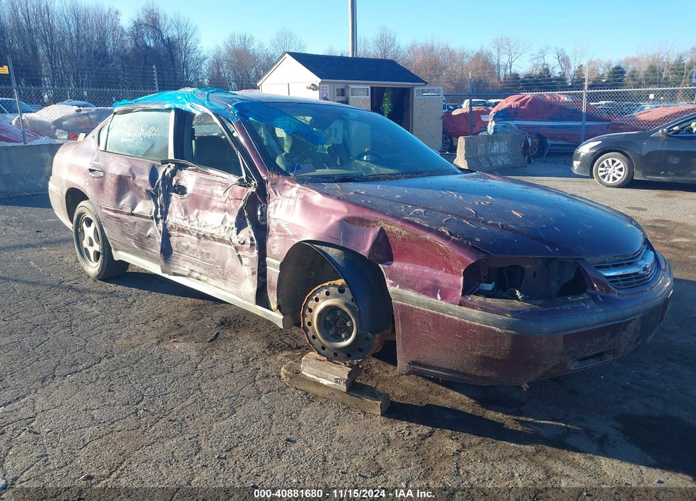 2004 CHEVROLET IMPALA VIN: 2G1WF55E649235355