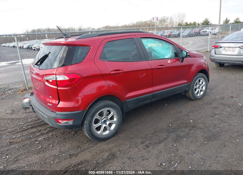 2018 FORD ECOSPORT SE VIN: MAJ6P1UL7JC197982