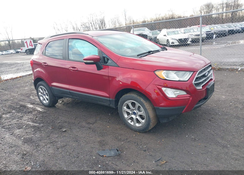 2018 FORD ECOSPORT SE VIN: MAJ6P1UL7JC197982