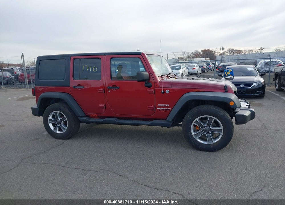 2011 JEEP WRANGLER UNLIMITED SPORT VIN: 1J4BA3H10BL597392