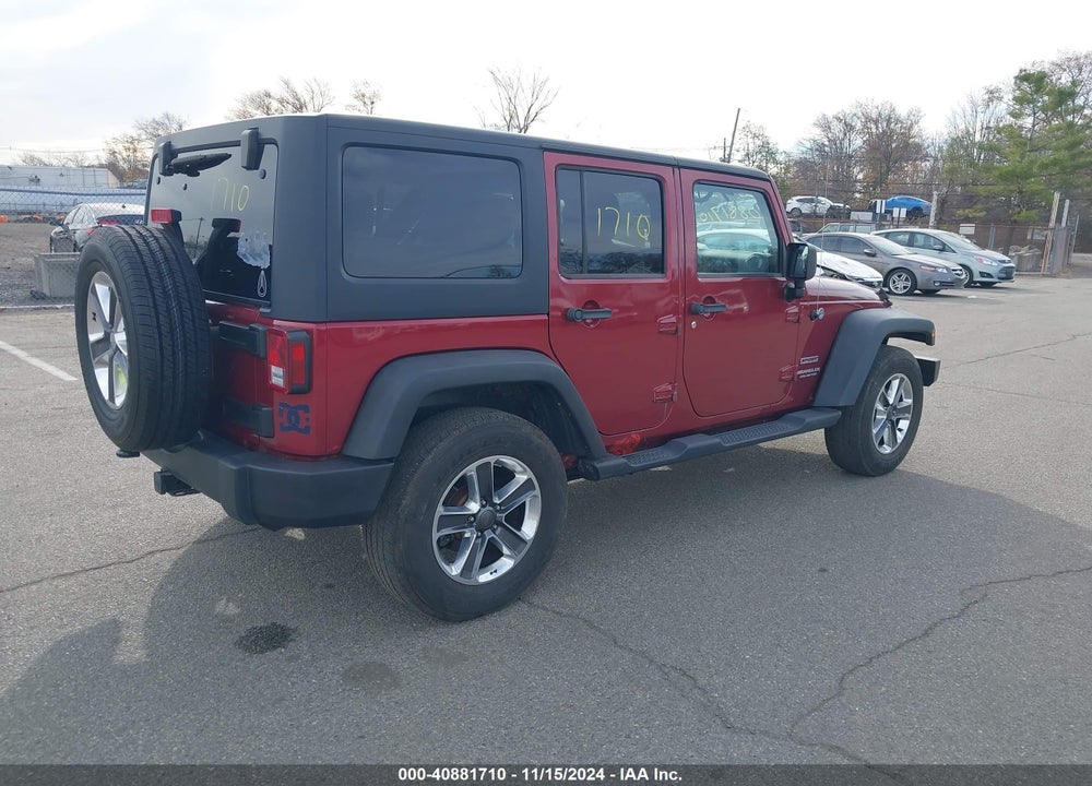 2011 JEEP WRANGLER UNLIMITED SPORT VIN: 1J4BA3H10BL597392