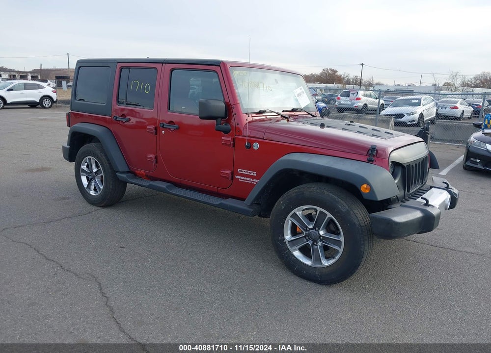 2011 JEEP WRANGLER UNLIMITED SPORT VIN: 1J4BA3H10BL597392